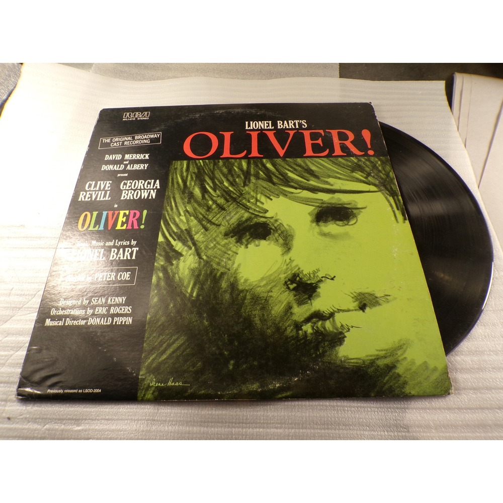Oliver! Original Broadway Cast Recording Vinyl LP RCA AY1-4113 Lionel Bart 1963
